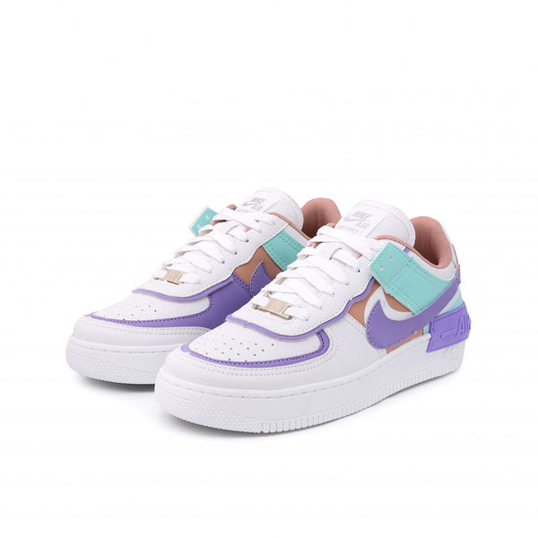 Tênis Air Force Shadow - Bege/Lilás