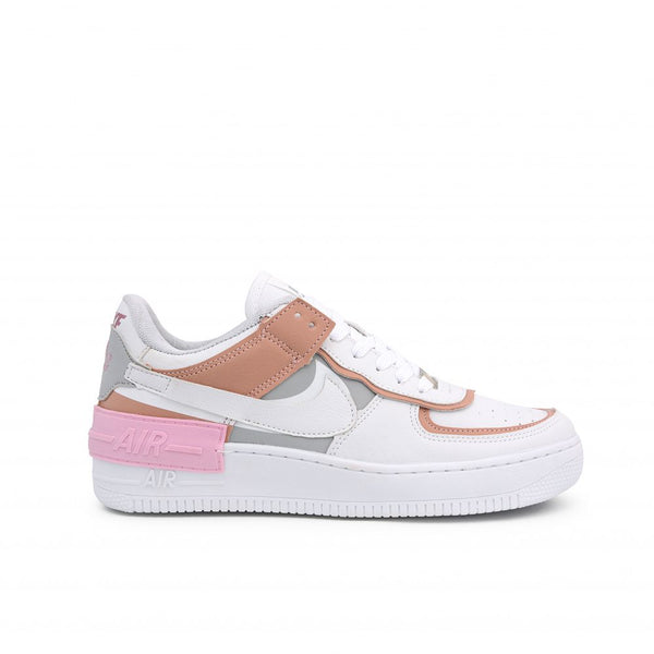Tênis Air Force Shadow - Gelo/Rosa