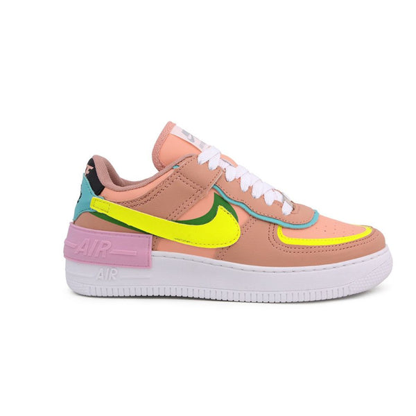 Tênis Air Force Shadow - Rosa/Limão