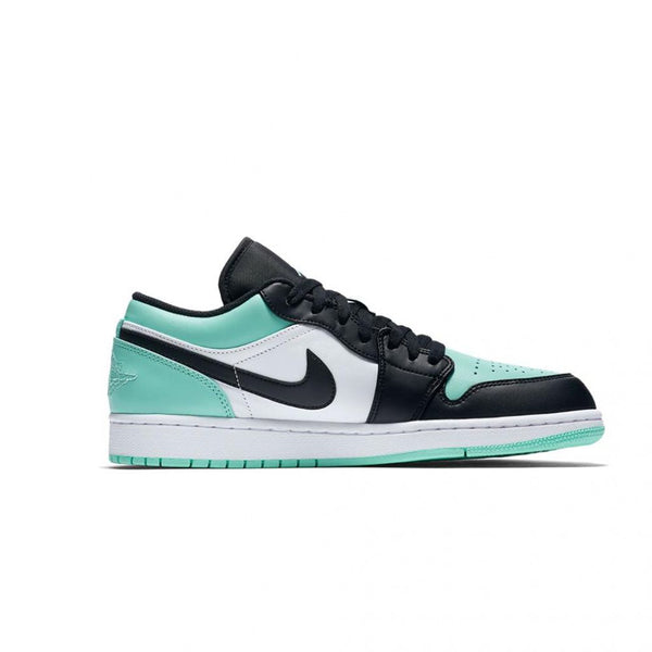 Tênis Air Jordan 1 Low OG Esmerald Toe Preto/Verde Água