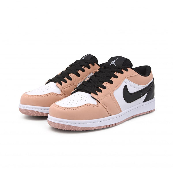 Tênis Air Jordan 1 Low OG Pink Quartz Branco/Nude
